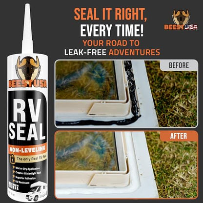 BEEST RV Roof Lap Sealant, Non-Leveling Waterproof Caulk, 1-Pack - size: Pack 1