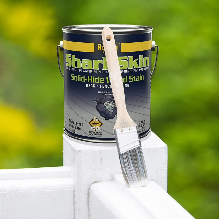 Rodda Paint Sharkskin Deck and Siding Solid Wood Stain, 1 Gallon, Pharoah (4240031-EX120/Pharoah) - color: Pharoah, size: 1 Gallon (Pack of 1)