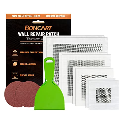 Boncart Self-Adhesive Drywall Repair Patch Kit, 2, 4, 6, 8 Inch - style: Wall Patch 2/4/6/8inch x2