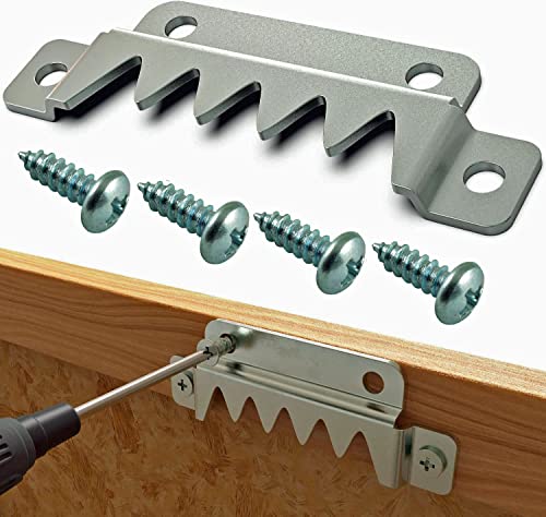 Large Premium Quality Professional Sawtooth Hanger with Screws (2 Pack)