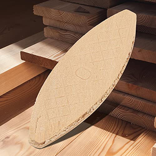Wood Biscuit, 100pcs Wood Joining Biscuits Wood Board Docking Tool 0# 10# 20# (0#)