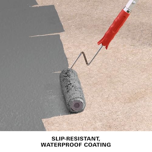 KILZ Over Armor Smooth Solid Coating Resurfacer, Slate Gray, 1 Gallon - color: Slate Gray, style: Smooth