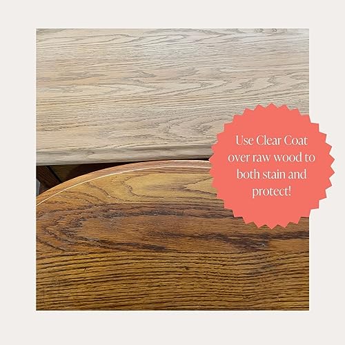 Clear Coat Pint (16oz) - Eco-Friendly Clear Satin Sheen Top Coat for Chalk Style Wood Furniture Paint, Non-Yellowing Waterproof Finish, Easy Application - size: 16 Fl Oz (Pack of 1)