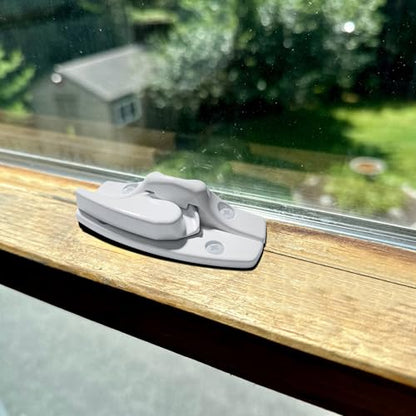 Zinc Sash Lock and Keeper fit for Andersen Sash Lock & Keeper 1968 to Present (White) - color: White