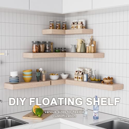 2pcs Floating Shelf Bracket Heavy Duty,Decorative Floating Shelf Hardware Hidden Black Metal Fireplace Mantel Brackets Without Jig (34"X8"X1.0" Without Tools) - size: 34"X8"X1.0"