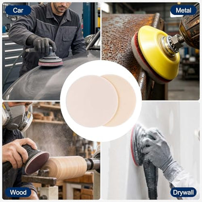 10Pcs 6 Inch Hook and Loop Sponge Sanding Disc, 3000 Grit - size: 6 Inch 3000 Grit
