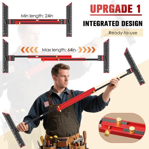 Stair Tread Template Tool - No Assembly Required Stair Tread Jig - color: LTC-A Black-001