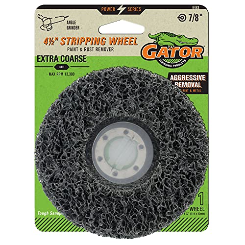 Gator Paint & Rust Stripping Wheel, Extra Coarse Grit
