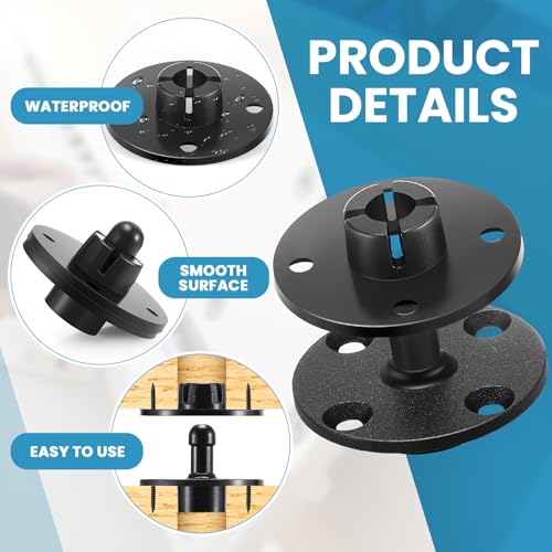 Moxweyeni 25 Pcs Panel Fasteners Mounting Clips for Boat RV Wall Panels