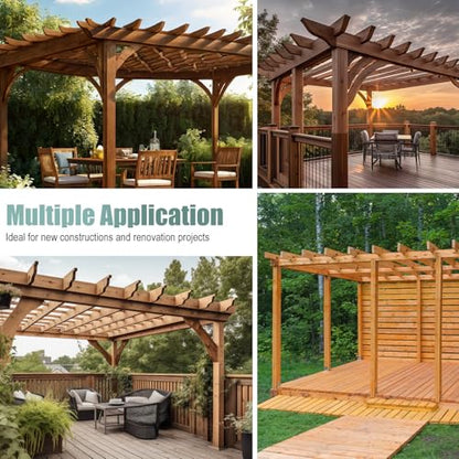 30 Pack Heavy Duty Hurricane Ties with Black Powder-Coated, Hurricane Straps Trusses/Rafters Ties Brackets Joist Hangers for Wood, Shed, Roof - style: Black