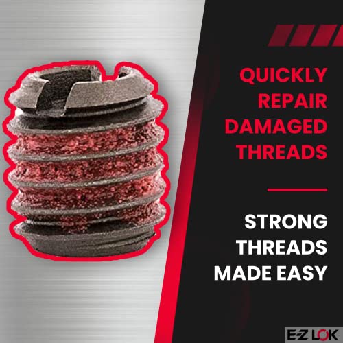 E-Z LOK Thread Insert, 8-32 Internal, 0.3125-18 External, 10 ct
