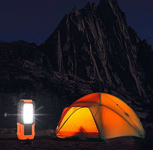 TORCHSTAR Portable LED Work Light, Hanging Hook, Magnetic Flashlight