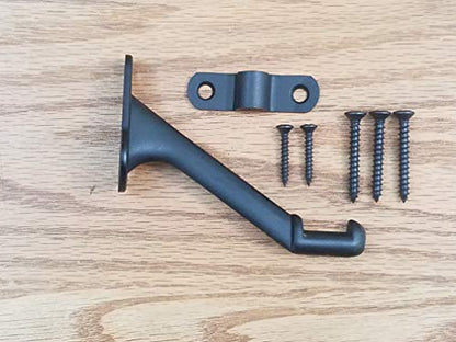 Handrail Stair Rail Brackets for Oil Rubbed Bronze 4 in 3-Pack