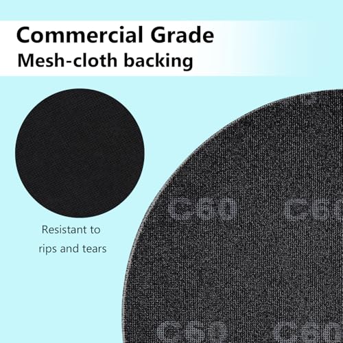 9” Sanding Screen Discs, Black Silicon Carbide Mesh Floor Sanding Screen for Wood Floors, Epoxy Maintenance, 100 Grit, 10-Pack - style: 100#
