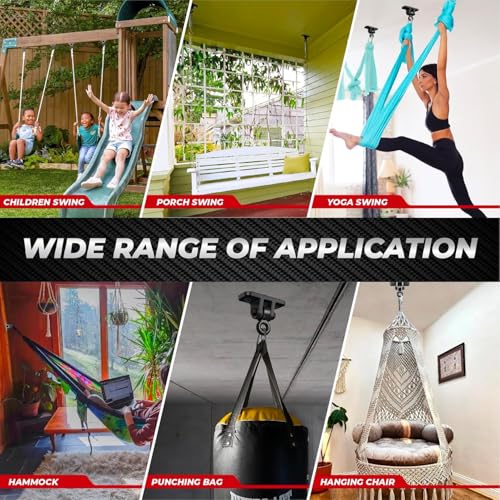 [Premium] Swing Hanger, Heavy-Duty 10MM Solid Swing Set Hardware