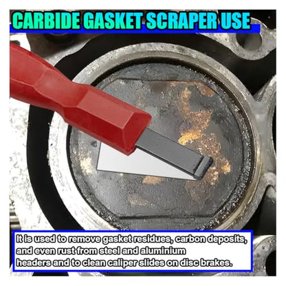 Carbide Scraper Set, 5/8 Inch Gasket Scrapers Tool, Small - size: Small