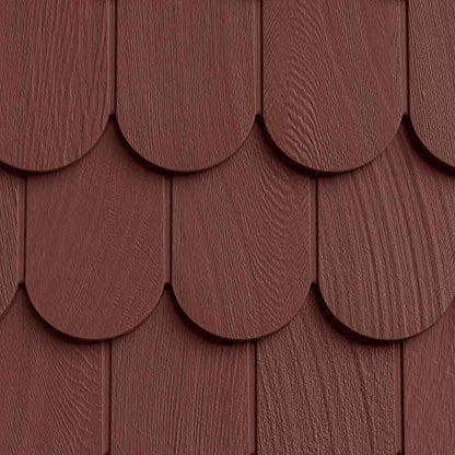 The Foundry Vinyl Round 6" Shapes - 1/2 Square - color: 278 Russet