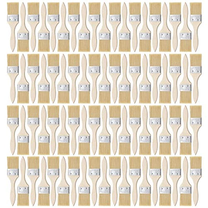 Nuogo 120 Pcs 2 Inch Chip Brushes Bulk for Paint Stain Varnish