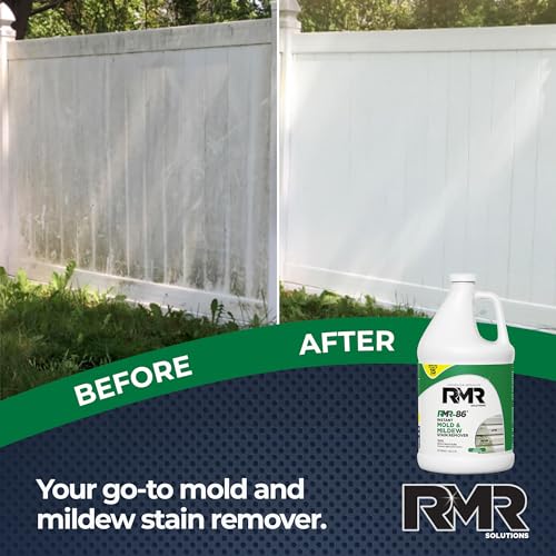 RMR-86 Instant Mold and Mildew Stain Remover Spray - Scrub Free Formula, 1 Gallon - size: 128 Fl Oz (Pack of 1)
