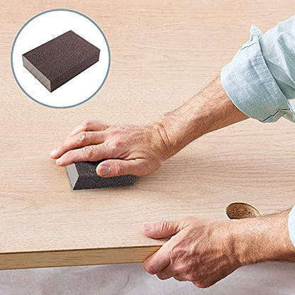 12Pcs 120 Grit Fine Sanding Block - size: 120 Grit(Fine)