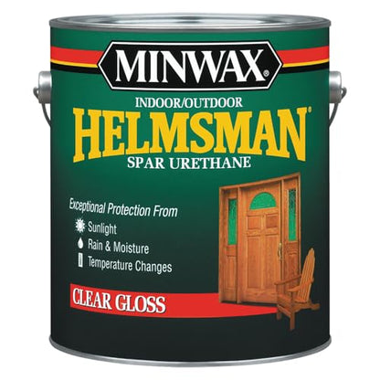 Minwax Helmsman Indoor/Outdoor Spar Urethane, 1 Gallon, Gloss - size: 1 Gallon, style: Gloss