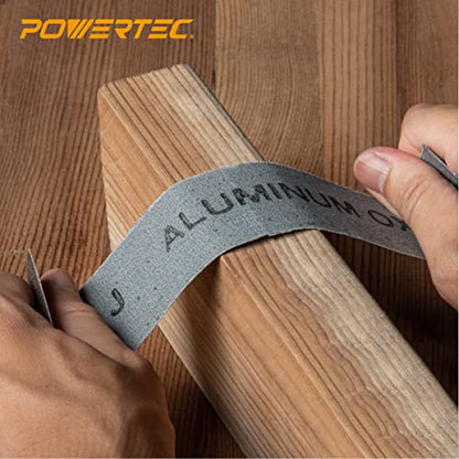 POWERTEC Emery Cloth Sandpaper Roll 120 Grit, 1-1/2" x 10 Yards Emery Cloth Roll Aluminum Oxide Sandpaper for Woodworking, Deburring, Polishing, Automotive, 2PK (49000-P2V) - size: 1-1/2x10, 120 Grit, 2PK