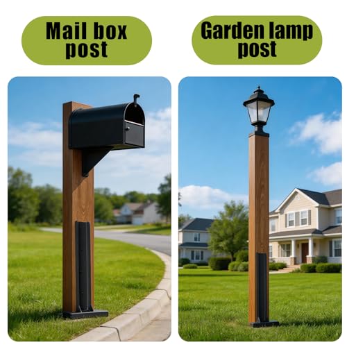 2 Pack 30" Fence Post Repair Kit for Fix 4x4|6x6 Fence Post