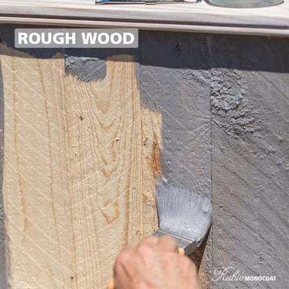 Rubio Monocoat WoodCream Softener | Enhances our Wood Cream for Transparent or Aged Finishes & Easy Maintenance on Vertical Exterior Surfaces | 1 Liter - size: 1 L