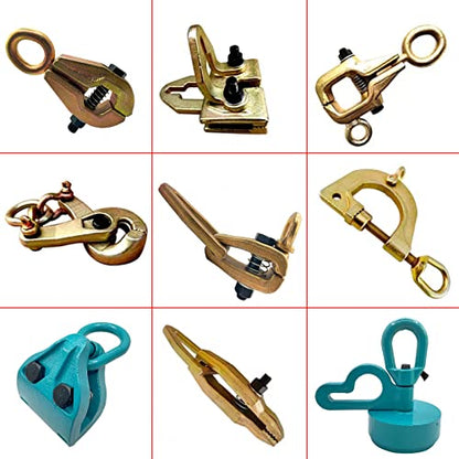 Right Angle Universal Clamp, Auto Body Frame Repair Scissor Clamp Puller Car Collision Panel Tool Sheet Metal Dent Pulling Pounding Lifting Equipment