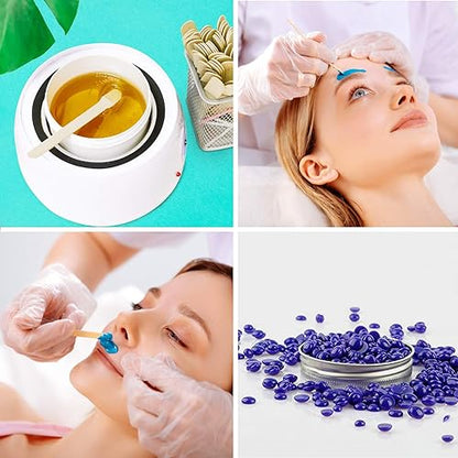 Mibly 600 Pcs Wooden Wax Sticks - Eyebrow, Lip, Nose Small Waxing Applicator Sticks for Hair Removal and Smooth Skin - Spa and Home Usage - size: 0.01 Ounce (Pack of 600)