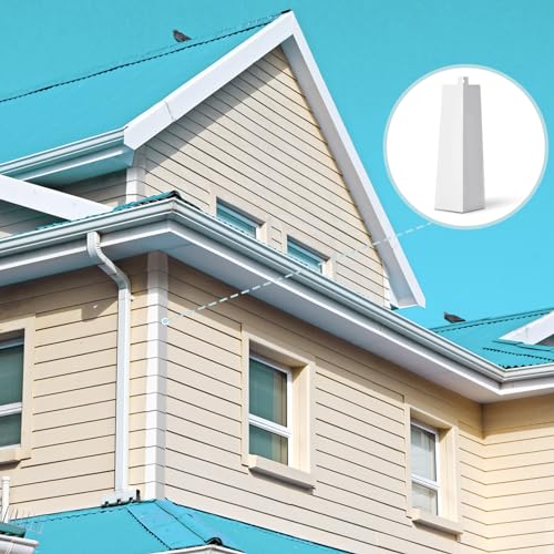 Therwen 8 Pcs White Aluminum Siding Corners Outside