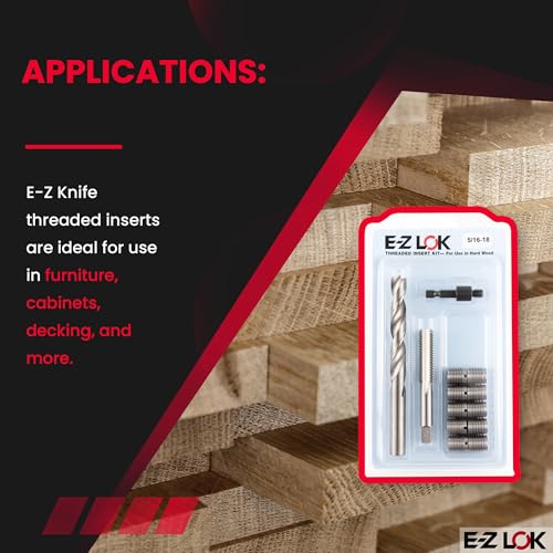 E-Z LOK Thread Repair Kit, 0.3125-18 - size: 5/16-18, style: Stainless Steel