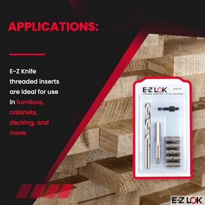 E-Z LOK Thread Repair Kit, 0.3125-18 - size: 5/16-18, style: Stainless Steel