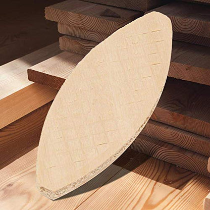 Hilitand 100pcs Wood Joining Biscuits Wood Board Docking Tool Joiner Accessories 0# 10# 20#(10#)