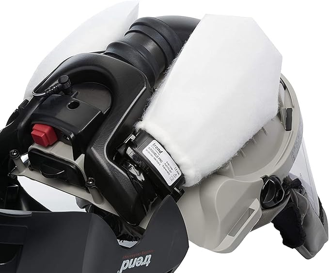 TREND Airshield Pro Twin Pack Respirator Bundle, Powered Air Circulating Dust Protection for Two Woodworkers, Full Face Shield Design with Rechargeable Batteries, AIR/PRO/D7 - style: Twin Pack