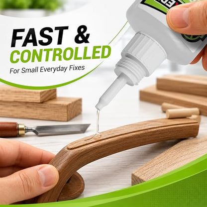 Fast & Control Medium Super Glue 60g, All-Purpose Cyanoacrylate CA Glue - size: 2 oz