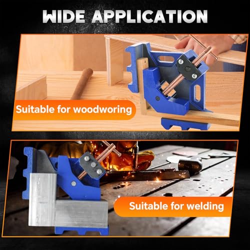 Cast Iron Welders Angle Clamp Two Axis 90 Degrees