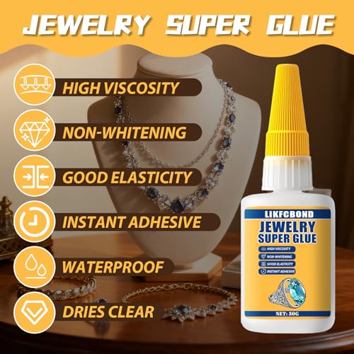 Jewelry Glue 30g Clear, Elastic String Adhesive Kit, Super Glue - style: Jewelry