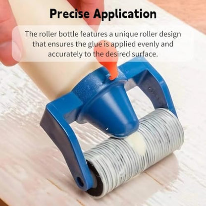 Glue Roller Applicator Bottle, Easy to Use and Glue Coating for Woodworking