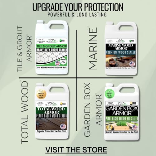 Seal It Green Xtreme BAMBOO Sealer| Plant-Based Wood Sealer | Deep Protection for Decks, Fences, Furniture & Outdoor Structures | Waterproof Exterior Treatment | 1 Gallon, Cedar - color: Cedar
