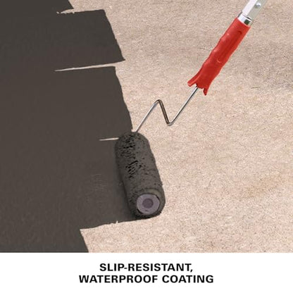 KILZ Over Armor Textured Solid Coating Resurfacer, Hickory Bark 1 Gallon - color: Hickory Bark, style: Textured