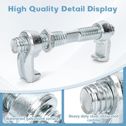tonchean 280 mm 4 Pack Shipping Container Bridge Fitting Clamps