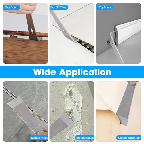 3-In-1 Pry Bar, 10IN Crowbar for Prying, Scraping, Lifting, Pulling
