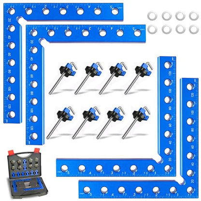4 Pcs Corner Clamps for Woodworking, 5.5” 90 Degree Right Angle Clamps. - size: 4 PCS