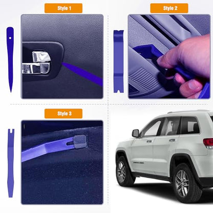 GOOACC 6PCS Auto Trim Removal Tool Kit Blue - color: Blue