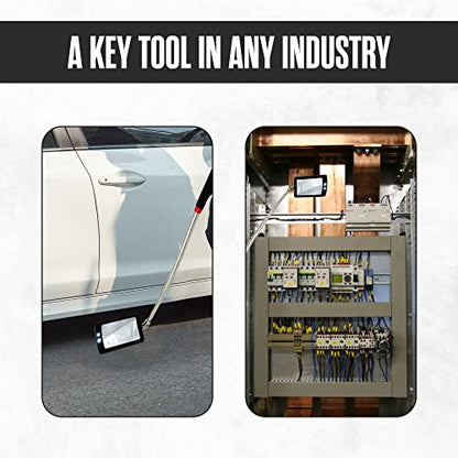 Inspection Mirror, Telescoping Mirror, Mechanic, Extendable, Welding, Small