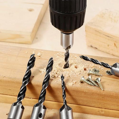 7Pcs HSS Countersink Drill Bits Set - size: 7pcs