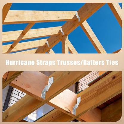 30 Pack Left Size Hurricane Straps Tie Brackets - size: Left Side