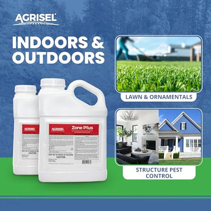 Agrisel Zone Plus Insect & Pest Control, Eco-Friendly, 128 Ounce - size: 128 Fl Oz (Pack of 1)