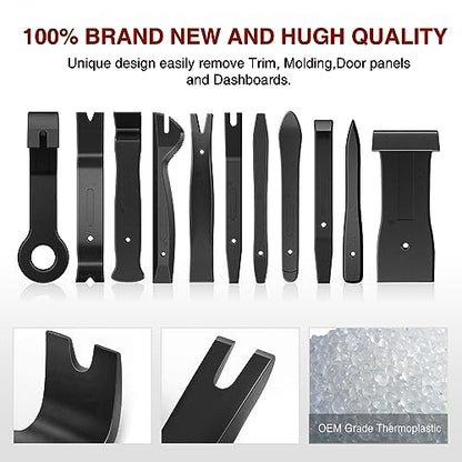 Nilight 19Pcs Trim Removal Tool Set with Storage Bag - color: Black, size: 19Pcs